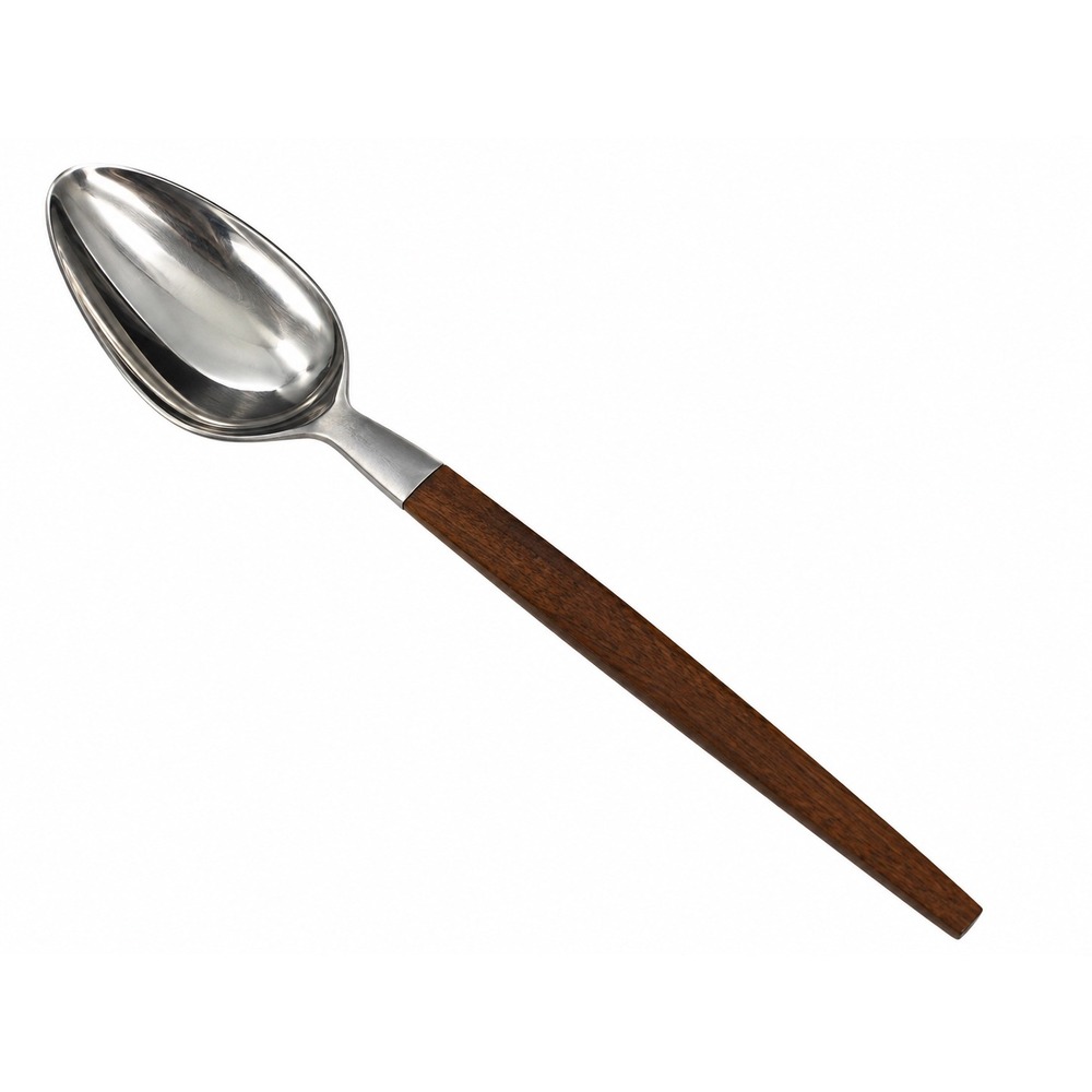 (1) Vintage Epic Forged Stainless Steel Japan Flatware TABLESPOON Spoon Canoe